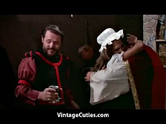 Medieval Feast Turns into an Orgy 1960s Vintage