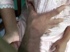 18, 浮気する, 彼女, インド人, オマンコ, ストッキング, 三人, 妻