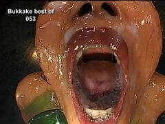 Asiatique, Sucer une bite, Brunette brune, Bukkaké, Compilation, Partouze, Hd, Sperme