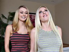 Grote mammen, Blond, Pijpbeurt, Hardcore, Pornster, Trio