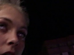 Leie, Tussi, Grosser schwanz, Blondine, Hardcore, Öffentlich, Titten