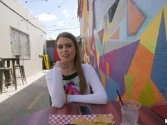 Amerikaans, Badkamer, Schattig, Lul, Hondjeshouding, Natuurlijke tieten, Douche, Slikken