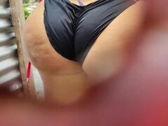 Arsch, Wohlbeleibte schöne frauen, Strand, Geschnappt, Kleid, Latina, Mutti, Öffentlich