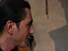 素人, デカチン, ブロンド, フェラチオ, 眼鏡, ハードコア, 三人