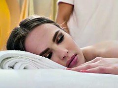 Masseur anal bangs hot brunette teen
