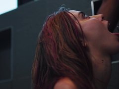 Sucer une bite, Gorge profonde, Hard, Interracial, Masturbation, Petite femme, Nénés, Sous marin