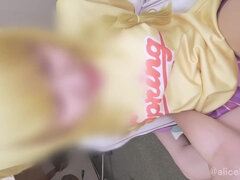舞台裏, デカ尻, フェラチオ, 中出し, 口内発射, バック, 日本人, オーガズム