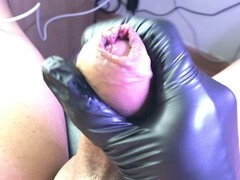 Grote lul, Sperma shot, Extreem, Homo, Latex, Masseren, Masturbatie, Alleen