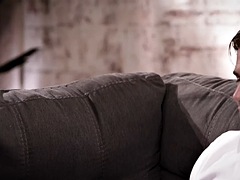 TABOOBAE - Slut secretary rides her boss stepson after boss cums