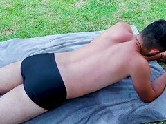 デカ尻, デカチン, ビキニ, 浮気する, ラティーナ, 淫乱熟女, 三人, 妻
