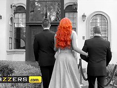 In den arsch, Arsch, Grosser arsch, Grosse titten, Milf, Rotschopf, Schreiend, Rasiert