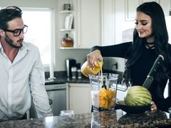 お尻, フェラチオ, 茶髪の, 毛深い, 手コキする, 淫乱熟女, 自然山雀, ティーン