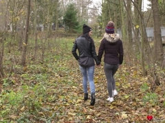 Cul, Doigter, Lesbienne, Léchez, De plein air, Chatte, Adolescente