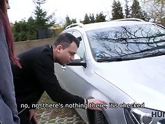 Leie, Freund, Paar, Gehörnter ehemann, Tschechisch, Geld, Pov, Öffentlich