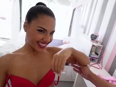 Cul, Nana, Beauté, Couple, Fille latino, Seins naturels, Pov, Serré