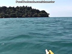 Strand, Kut duiken, Realiteit, Geschoren, Tiener, Tieten likken