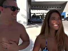 Ghetto and white babes exposed their tits