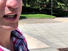 アナル, デカパイ, ブロンド, フェラチオ, フランス人, ハードコア, アウトドア, オッパイの