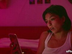 Couple, Grossier, Conversation vulgaire, Femelle, Doigter, Masturbation, Orgasme, Réalité