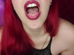 Leie, Frau, Weibliche domination, Fetisch, Latina, Masturbation, Pov, Rotschopf
