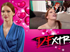 Gros seins, Blonde, Sucer une bite, Brunette brune, Queue, Groupe, Interracial, Plan cul à trois