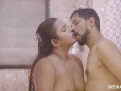 Aesthetic BBW babe with giant melons Emily Pink banged in the shower