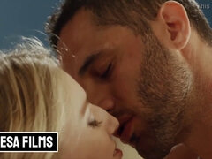 美人, ブロンド, 巨乳な, Hd, 下着, ティーン, おもちゃ, バイブレーター