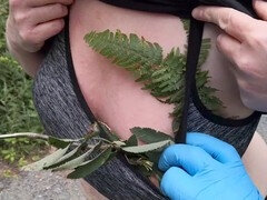 服従, 露出狂, 陵辱, パンティ, 公共, お仕置き, スパンキング, オッパイの