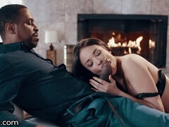 Grote lul, Pijpbeurt, Bruinharig, Diep in de keel, Lul, Hondjeshouding, Frans, Interraciaal