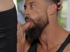 Shemale Yoga Fuckery threesome sex