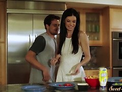 デカパイ, Hd, キッチン, 淫乱熟女, 義母