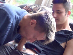 Philip Wants and Kryss X making gay love