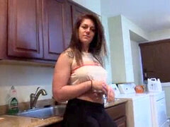 デカ尻, 手コキする, 淫乱熟女, 息子, 禁句