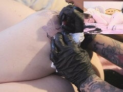 Culo grande, Emo, Gotica, Pequeña, Tatuaje, Tetas