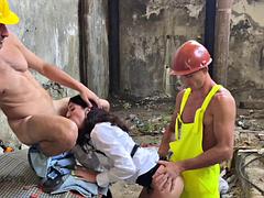 Big-Cock Amateurs Pound Fragile Boss in Outdoor Orgy