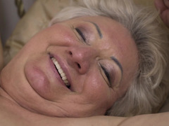 Big tits, Blonde, Blowjob, Cumshot, Granny, Masturbation, Mature, Stockings