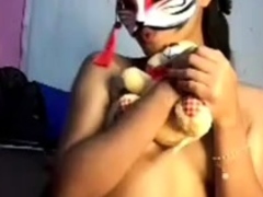 Masked Slut in Panties snapchat