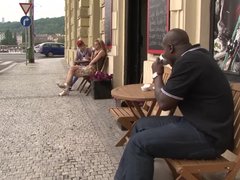 Grosser schwanz, Schwarz, Blondine, Gehörnter ehemann, Interrassisch, Reif, Muschi, Ehefrau