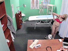 Young euro patient rides doctors cock