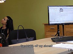 Cul, Audition, Sucer une bite, En levrette, Argent, Bureau, Chatte, Suçant