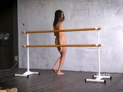 Braunhaarige, Frau, Hd, Mutti, Solo