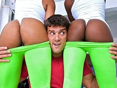 Aesthetic dick-riding session with an ebony Sierra Banxxx