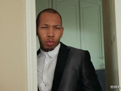 デカチン, デカパイ, 茶髪の, イマラチオ, Hd, 異人種間, 淫乱熟女, 三人