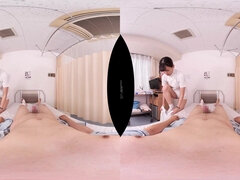 Experience the ultimate 3D VR porn experience with Japanese nurses in uncensored POV action!