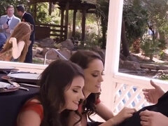 Grosser schwanz, Grosse titten, Betrug, Schwanz, Fetisch, Hd, Flotter dreier, Hochzeit