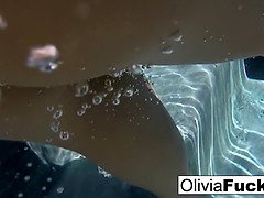 デカパイ, ブロンド, Hd, なめる, オナニー, 淫乱熟女, オマンコ, 水中