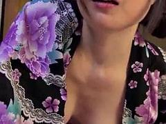 デカパイ, フェラチオ, 手コキする, 日本人, ポルノスター, オッパイの, 結婚式