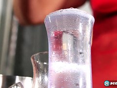 Zwart, Blond, Pijpbeurt, Sperma shot, Interraciaal, Rijpe lesbienne, Moeder die ik wil neuken, Feest