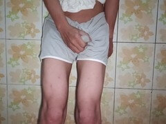 Bad, Besamung, Spermaladung, Handjob, Lingerie, Massage, Masturbation, Solo