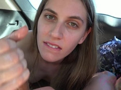 Leie, Sperma im mund, Flashen, Freundin, Behaart, Im freien, Pov, Öffentlich